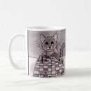 Search for cat playing mugs Chess
