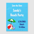 Search for pool party save the dates Beach