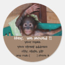 Search for relocation stickers Change of address