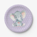 Search for elephant plates Elephant baby shower