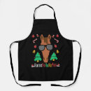 Search for horse lovers aprons Santa claus
