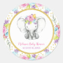 Search for watercolor elephant stickers Cute baby shower