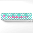 Search for teal name plates Desk