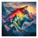 Search for wolf face posters Canis lupus