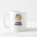 Search for life begins after coffee mugs Caffeine