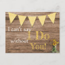 Search for western bridal party proposal cards Sunflowers