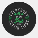 Search for tipsy stickers St patricks day