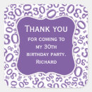 Search for 30th birthday celebration stickers Thirty