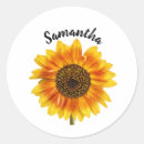 Search for blooming sunflower stickers Elegant
