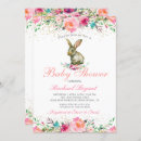 Search for elegant glitter baby shower invitations Watercolor flowers