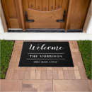 Search for address doormats Monogrammed