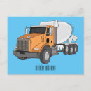 Search for construction vehicles postcards Cement