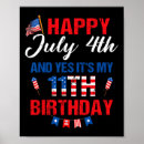 Search for 4th birthday posters 4th of july