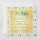 Search for tea square invitations Gold