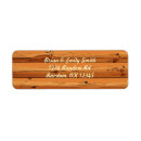 Search for cabin return address labels Wood