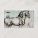Search for historical business cards Horse