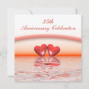 Search for coral anniversary invitations 35th anniversary party