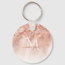Search for foil rounded key rings Rose gold
