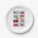 Search for cassette tape paper plates Old