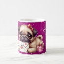 Search for pug valentine mugs Dog