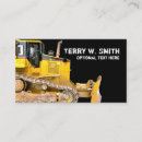 Search for tractor business cards Bulldozer