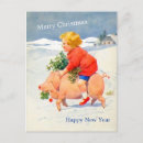 Search for year pig postcards Pigs