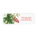 Search for leave return address labels Tropical