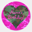 Search for pink camo stickers Party