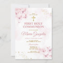Search for butterfly first communion invitations For kids