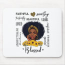 Search for african american mousepads Black woman