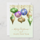 Search for peacock christmas cards Gold