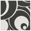 Search for black and white circles fabric Pattern