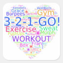 Search for fitness inspiration stickers Workout