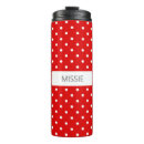 Search for retro polka dots mugs Red and white