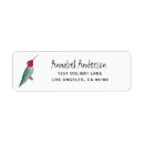 Search for annas return address labels Hummingbird