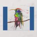 Search for colourful bird art postcards Rainbow
