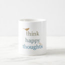 Search for happy thoughts mugs Happiness