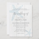 Search for vintage tropical wedding invitations Starfish