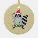 Search for raccoon christmas tree decorations Whimsical