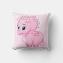 Search for pink dinosaur cushions Triceratops