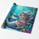 Search for sea life wrapping paper Underwater world