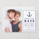 Search for nautical wedding save the dates Minimalist