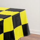 Search for yellow and black tablecloths Abstract