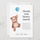 Search for teddy bear thank you cards Boy