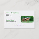 Search for race business cards Horses