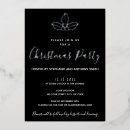 Search for silver and gold christmas invitations Simple