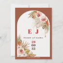 Search for floral save the dates Terracotta