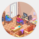 Search for pixel art stickers Vintage