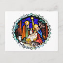 Search for nativity of jesus postcards Stained glass