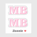 Search for monogram decal stickers Modern